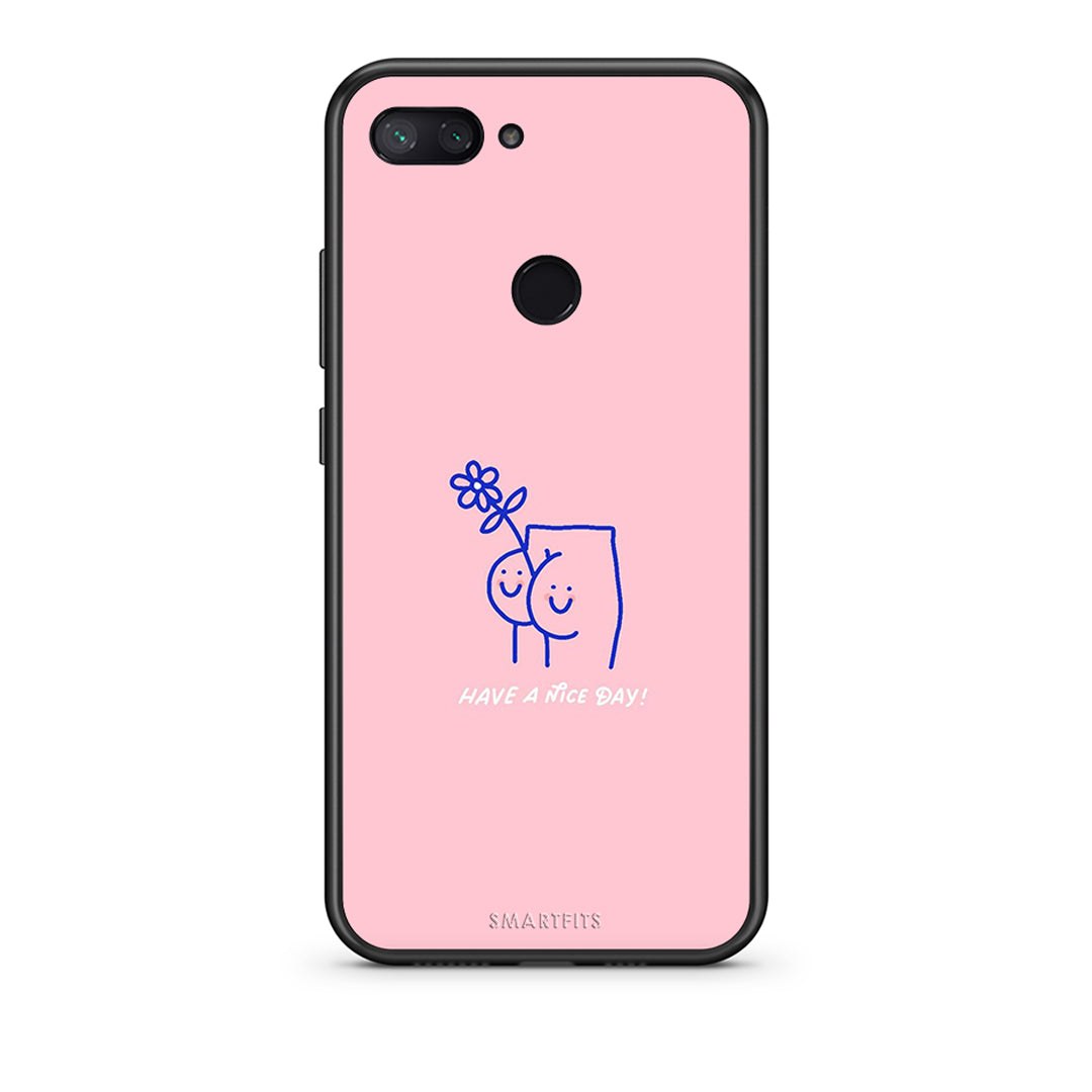Xiaomi Mi 8 Lite Nice Day θήκη από τη Smartfits με σχέδιο στο πίσω μέρος και μαύρο περίβλημα | Smartphone case with colorful back and black bezels by Smartfits