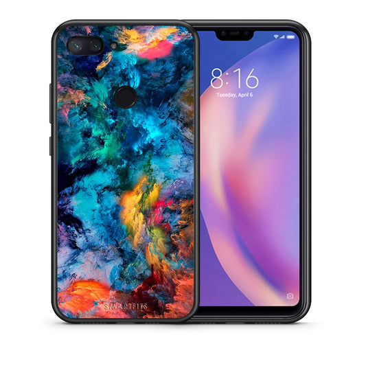 Θήκη Xiaomi Mi 8 Lite Crayola Paint από τη Smartfits με σχέδιο στο πίσω μέρος και μαύρο περίβλημα | Xiaomi Mi 8 Lite Crayola Paint case with colorful back and black bezels