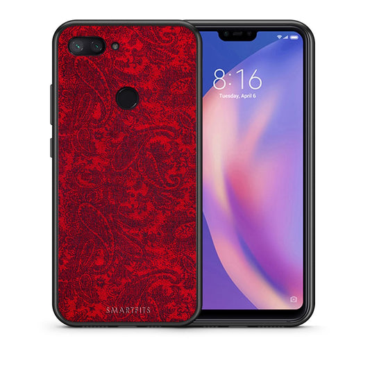 Θήκη Xiaomi Mi 8 Lite Paisley Cashmere από τη Smartfits με σχέδιο στο πίσω μέρος και μαύρο περίβλημα | Xiaomi Mi 8 Lite Paisley Cashmere case with colorful back and black bezels