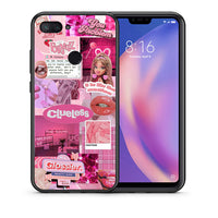 Thumbnail for Θήκη Αγίου Βαλεντίνου Xiaomi Mi 8 Lite Pink Love από τη Smartfits με σχέδιο στο πίσω μέρος και μαύρο περίβλημα | Xiaomi Mi 8 Lite Pink Love case with colorful back and black bezels