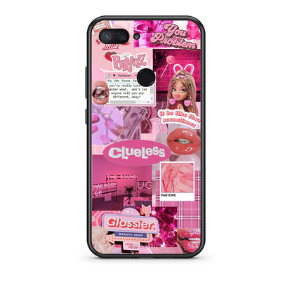 Xiaomi Mi 8 Lite Pink Love Θήκη Αγίου Βαλεντίνου από τη Smartfits με σχέδιο στο πίσω μέρος και μαύρο περίβλημα | Smartphone case with colorful back and black bezels by Smartfits