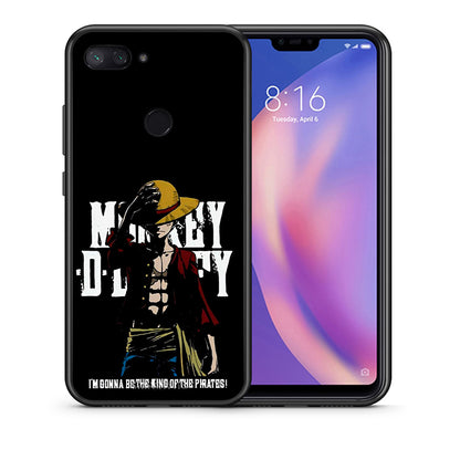 Θήκη Xiaomi Mi 8 Lite Pirate King από τη Smartfits με σχέδιο στο πίσω μέρος και μαύρο περίβλημα | Xiaomi Mi 8 Lite Pirate King case with colorful back and black bezels