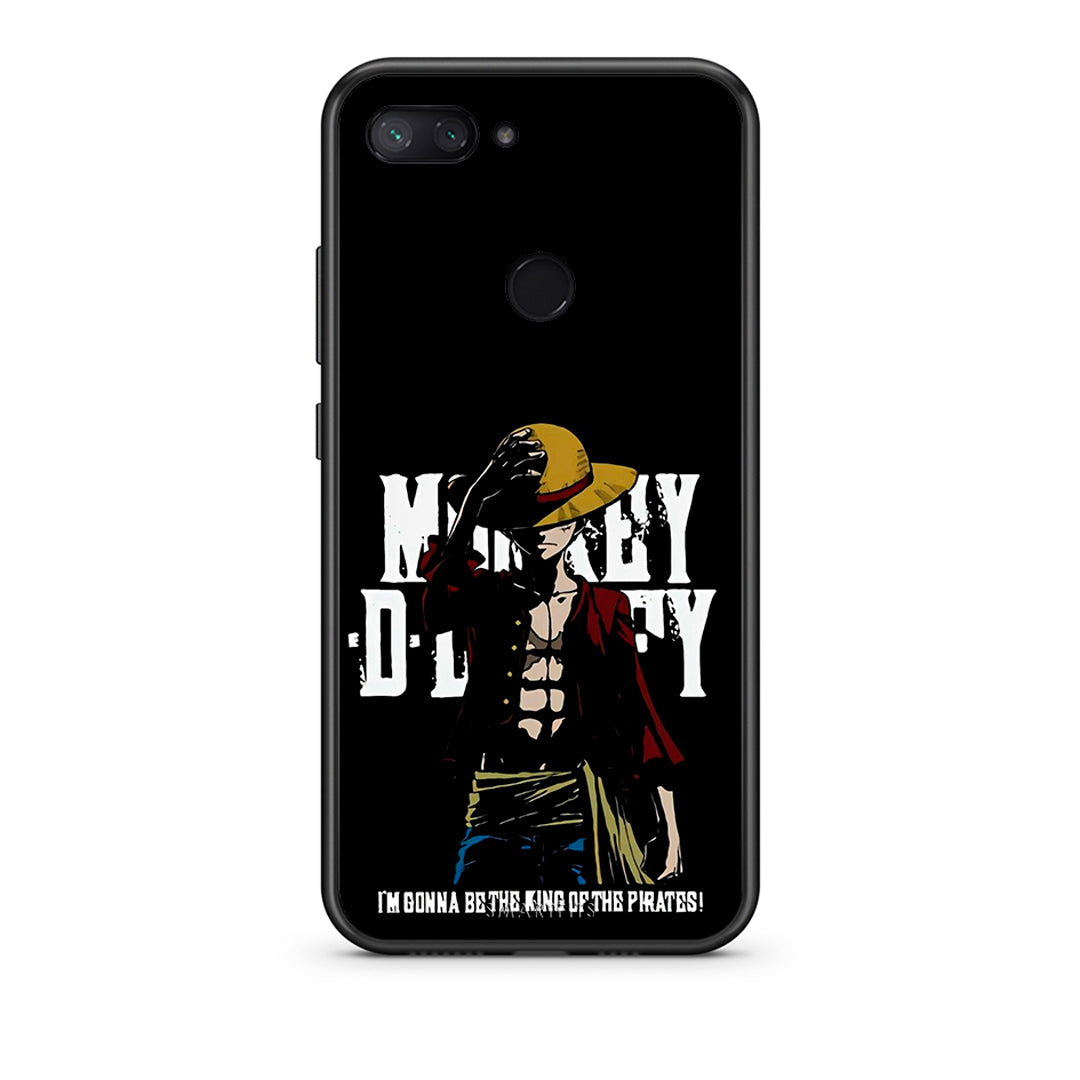 Xiaomi Mi 8 Lite Pirate King θήκη από τη Smartfits με σχέδιο στο πίσω μέρος και μαύρο περίβλημα | Smartphone case with colorful back and black bezels by Smartfits