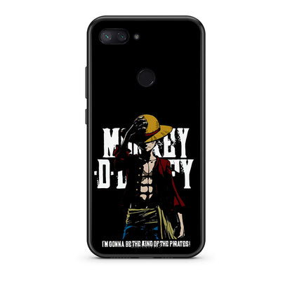 Xiaomi Mi 8 Lite Pirate King θήκη από τη Smartfits με σχέδιο στο πίσω μέρος και μαύρο περίβλημα | Smartphone case with colorful back and black bezels by Smartfits
