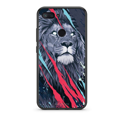 4 - Xiaomi Mi 8 Lite Lion Designer PopArt case, cover, bumper