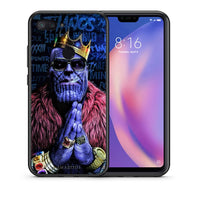 Thumbnail for Θήκη Xiaomi Mi 8 Lite Thanos PopArt από τη Smartfits με σχέδιο στο πίσω μέρος και μαύρο περίβλημα | Xiaomi Mi 8 Lite Thanos PopArt case with colorful back and black bezels