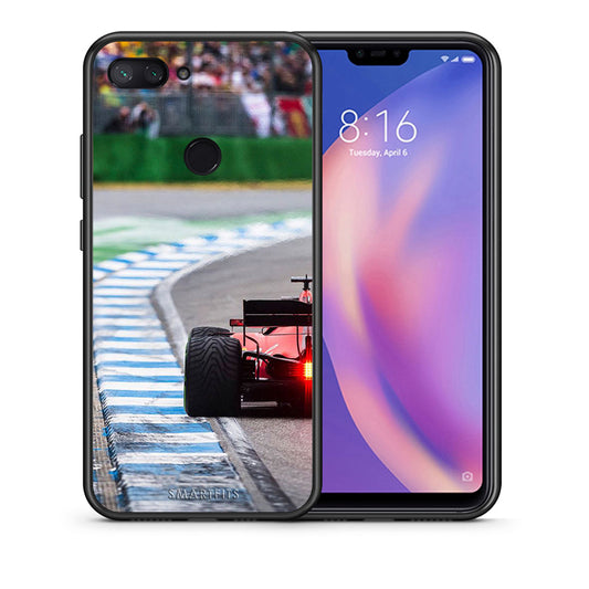 Θήκη Xiaomi Mi 8 Lite Racing Vibes από τη Smartfits με σχέδιο στο πίσω μέρος και μαύρο περίβλημα | Xiaomi Mi 8 Lite Racing Vibes case with colorful back and black bezels