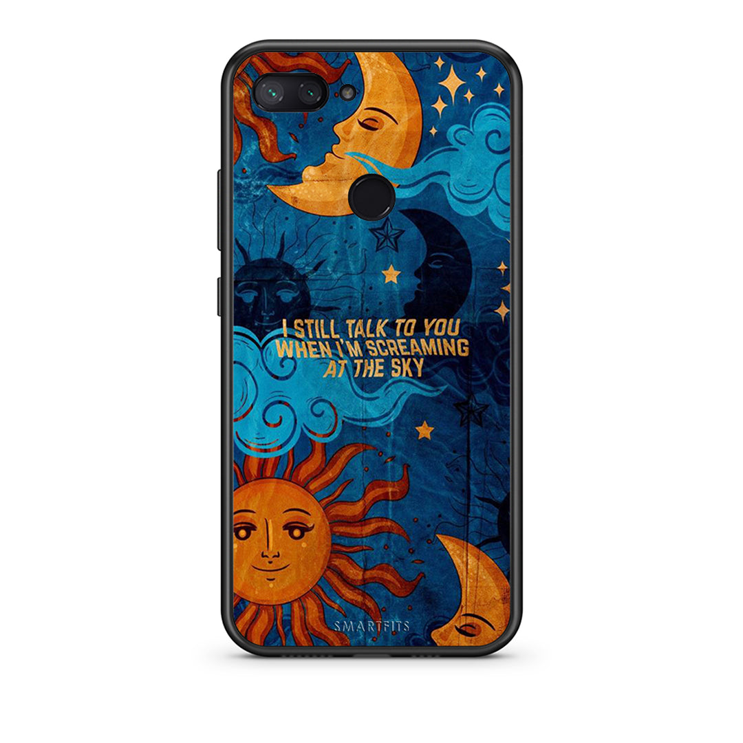 Xiaomi Mi 8 Lite Screaming Sky θήκη από τη Smartfits με σχέδιο στο πίσω μέρος και μαύρο περίβλημα | Smartphone case with colorful back and black bezels by Smartfits