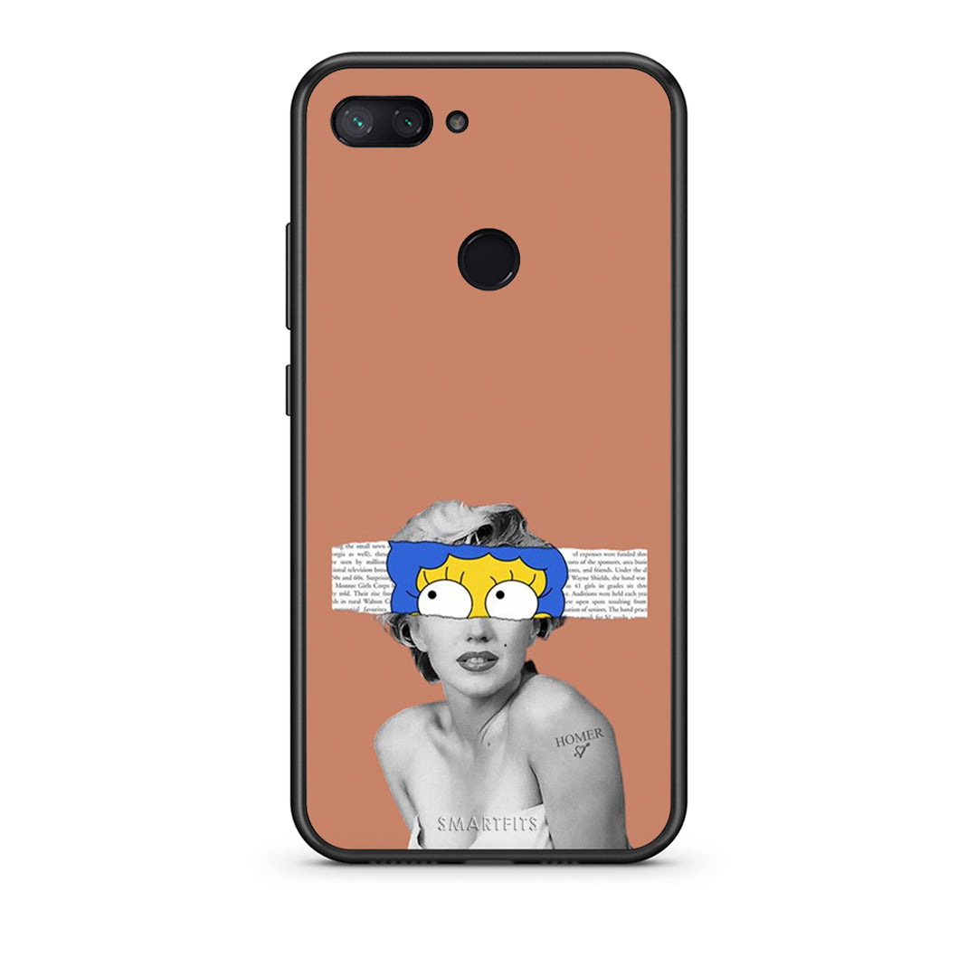 Xiaomi Mi 8 Lite Sim Merilyn θήκη από τη Smartfits με σχέδιο στο πίσω μέρος και μαύρο περίβλημα | Smartphone case with colorful back and black bezels by Smartfits