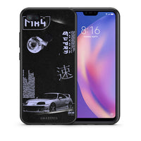 Thumbnail for Θήκη Αγίου Βαλεντίνου Xiaomi Mi 8 Lite Tokyo Drift από τη Smartfits με σχέδιο στο πίσω μέρος και μαύρο περίβλημα | Xiaomi Mi 8 Lite Tokyo Drift case with colorful back and black bezels
