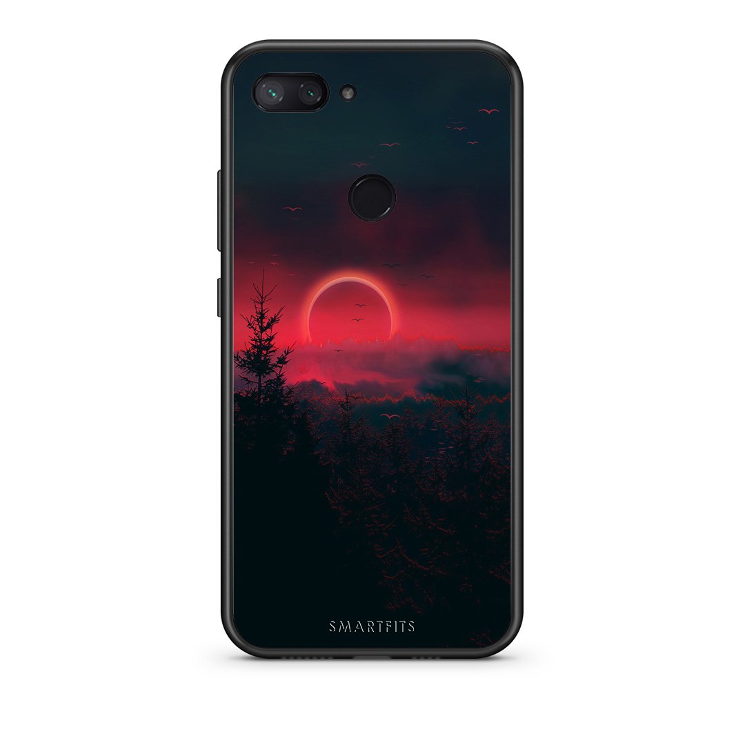 4 - Xiaomi Mi 8 Lite Sunset Tropic case, cover, bumper