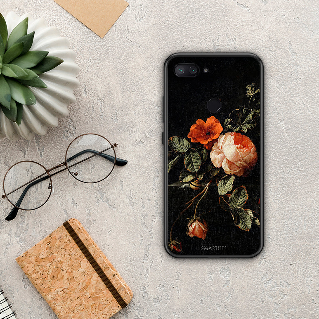 Vintage Roses - Xiaomi Mi 8 Lite θήκη