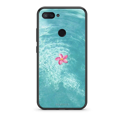 Xiaomi Mi 8 Lite Water Flower Θήκη από τη Smartfits με σχέδιο στο πίσω μέρος και μαύρο περίβλημα | Smartphone case with colorful back and black bezels by Smartfits