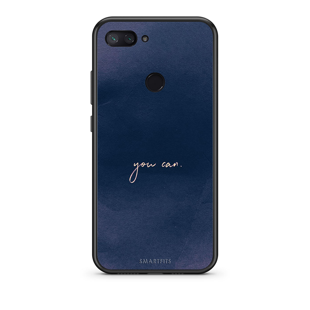 Xiaomi Mi 8 Lite You Can θήκη από τη Smartfits με σχέδιο στο πίσω μέρος και μαύρο περίβλημα | Smartphone case with colorful back and black bezels by Smartfits