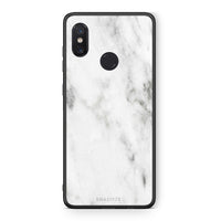 Thumbnail for 2 - Xiaomi Mi 8 White marble case, cover, bumper