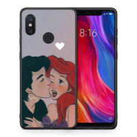 Thumbnail for Θήκη Αγίου Βαλεντίνου Xiaomi Mi 8 Mermaid Love από τη Smartfits με σχέδιο στο πίσω μέρος και μαύρο περίβλημα | Xiaomi Mi 8 Mermaid Love case with colorful back and black bezels