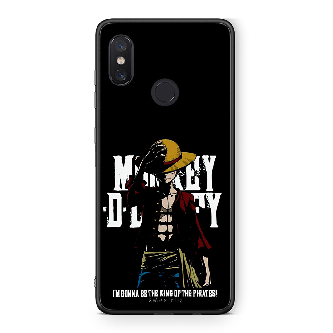 Xiaomi Mi 8 Pirate King θήκη από τη Smartfits με σχέδιο στο πίσω μέρος και μαύρο περίβλημα | Smartphone case with colorful back and black bezels by Smartfits