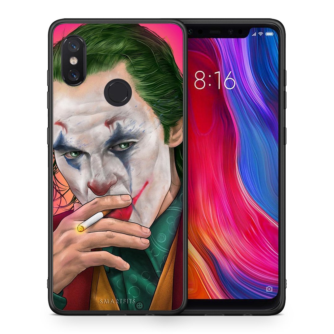 Θήκη Xiaomi Mi 8 JokesOnU PopArt από τη Smartfits με σχέδιο στο πίσω μέρος και μαύρο περίβλημα | Xiaomi Mi 8 JokesOnU PopArt case with colorful back and black bezels