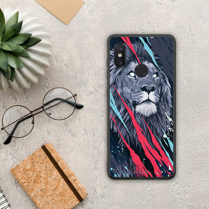 PopArt Lion Designer - Xiaomi Mi 8 θήκη
