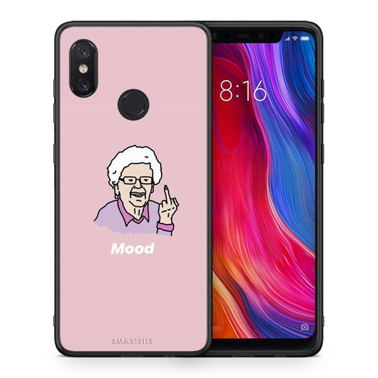 Θήκη Xiaomi Mi 8 Mood PopArt από τη Smartfits με σχέδιο στο πίσω μέρος και μαύρο περίβλημα | Xiaomi Mi 8 Mood PopArt case with colorful back and black bezels