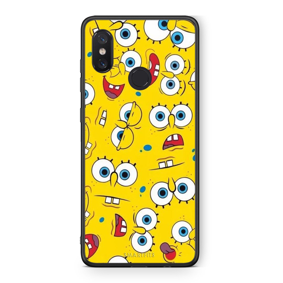 4 - Xiaomi Mi 8 Sponge PopArt case, cover, bumper