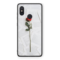 Thumbnail for Xiaomi Mi 8 Red Rose θήκη από τη Smartfits με σχέδιο στο πίσω μέρος και μαύρο περίβλημα | Smartphone case with colorful back and black bezels by Smartfits