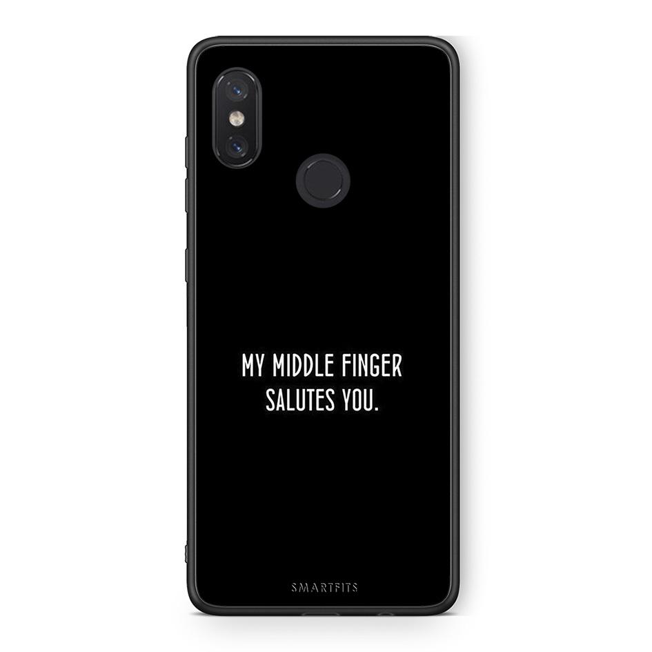 Xiaomi Mi 8 Salute θήκη από τη Smartfits με σχέδιο στο πίσω μέρος και μαύρο περίβλημα | Smartphone case with colorful back and black bezels by Smartfits