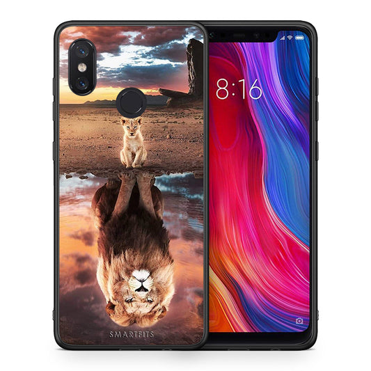 Θήκη Αγίου Βαλεντίνου Xiaomi Mi 8 Sunset Dreams από τη Smartfits με σχέδιο στο πίσω μέρος και μαύρο περίβλημα | Xiaomi Mi 8 Sunset Dreams case with colorful back and black bezels