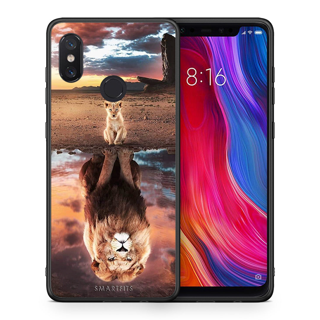 Θήκη Αγίου Βαλεντίνου Xiaomi Mi 8 Sunset Dreams από τη Smartfits με σχέδιο στο πίσω μέρος και μαύρο περίβλημα | Xiaomi Mi 8 Sunset Dreams case with colorful back and black bezels