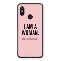Thumbnail for Xiaomi Mi 8 Superpower Woman θήκη από τη Smartfits με σχέδιο στο πίσω μέρος και μαύρο περίβλημα | Smartphone case with colorful back and black bezels by Smartfits