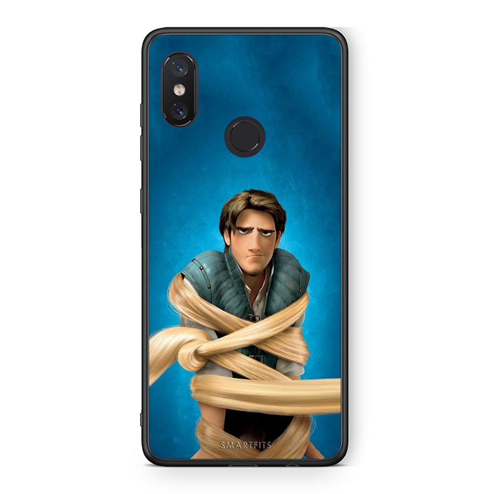 Xiaomi Mi 8 Tangled 1 Θήκη Αγίου Βαλεντίνου από τη Smartfits με σχέδιο στο πίσω μέρος και μαύρο περίβλημα | Smartphone case with colorful back and black bezels by Smartfits
