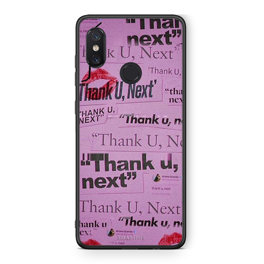 Xiaomi Mi 8 Thank You Next Θήκη Αγίου Βαλεντίνου από τη Smartfits με σχέδιο στο πίσω μέρος και μαύρο περίβλημα | Smartphone case with colorful back and black bezels by Smartfits