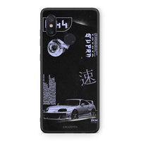 Thumbnail for Xiaomi Mi 8 Tokyo Drift Θήκη Αγίου Βαλεντίνου από τη Smartfits με σχέδιο στο πίσω μέρος και μαύρο περίβλημα | Smartphone case with colorful back and black bezels by Smartfits
