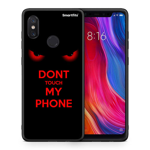 Θήκη Xiaomi Mi 8 Touch My Phone από τη Smartfits με σχέδιο στο πίσω μέρος και μαύρο περίβλημα | Xiaomi Mi 8 Touch My Phone case with colorful back and black bezels