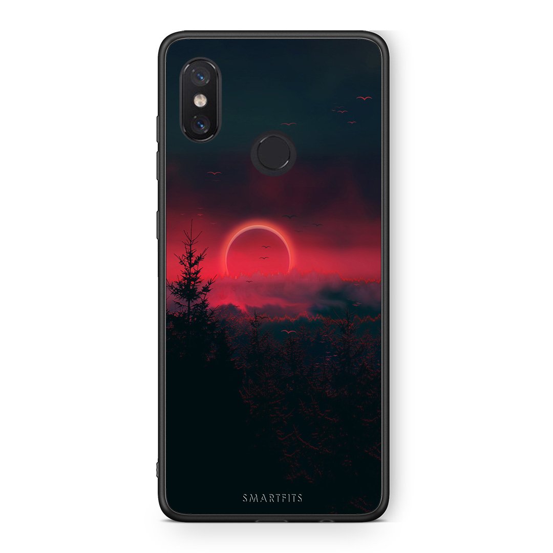 4 - Xiaomi Mi 8 Sunset Tropic case, cover, bumper