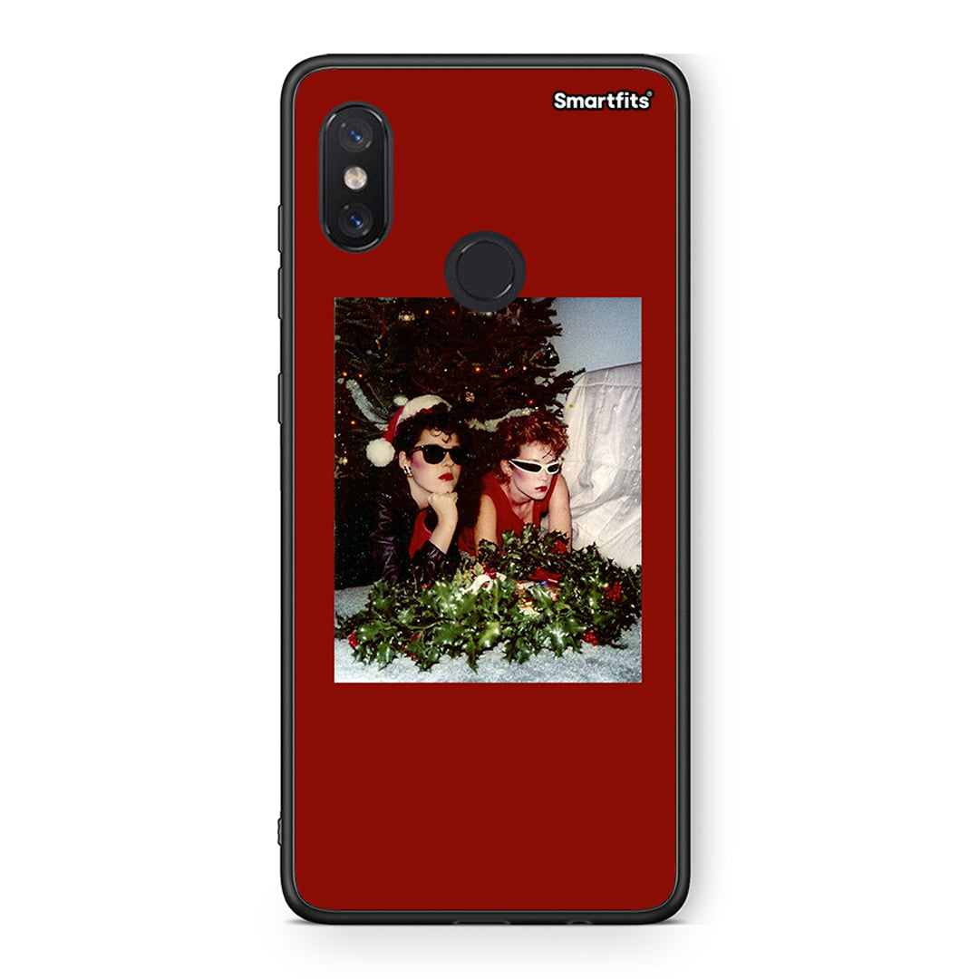 Xiaomi Mi 8 Waiting For Xmas θήκη από τη Smartfits με σχέδιο στο πίσω μέρος και μαύρο περίβλημα | Smartphone case with colorful back and black bezels by Smartfits