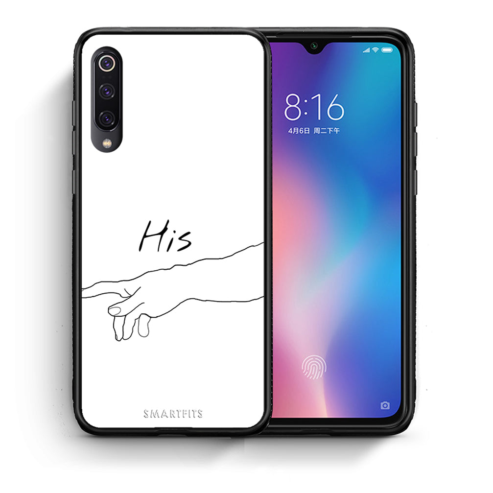 Θήκη Αγίου Βαλεντίνου Xiaomi Mi 9 Aeshetic Love 2 από τη Smartfits με σχέδιο στο πίσω μέρος και μαύρο περίβλημα | Xiaomi Mi 9 Aeshetic Love 2 case with colorful back and black bezels