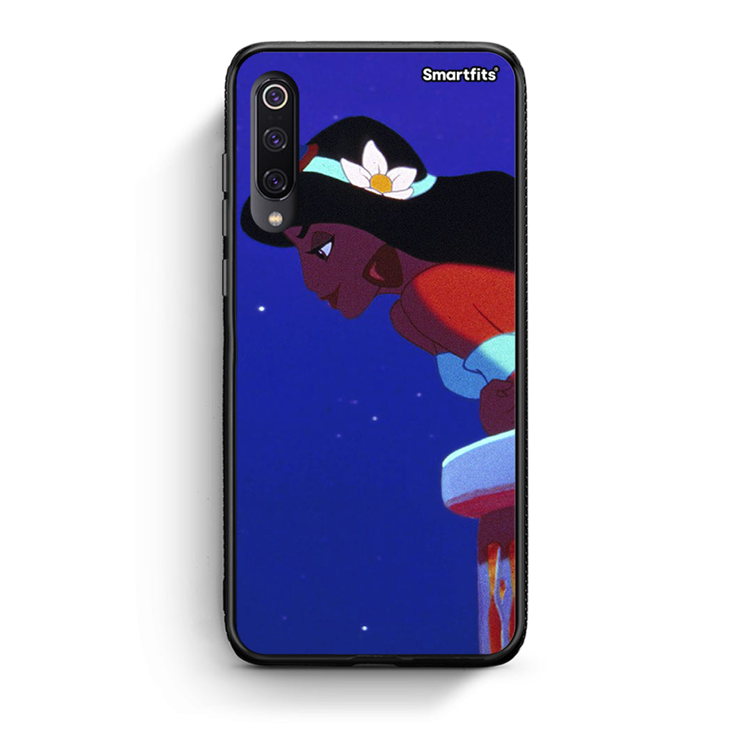 Xiaomi Mi 9 Alladin And Jasmine Love 2 θήκη από τη Smartfits με σχέδιο στο πίσω μέρος και μαύρο περίβλημα | Smartphone case with colorful back and black bezels by Smartfits