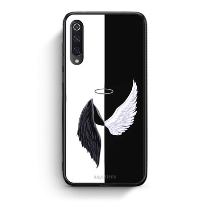 Xiaomi Mi 9 Angels Demons θήκη από τη Smartfits με σχέδιο στο πίσω μέρος και μαύρο περίβλημα | Smartphone case with colorful back and black bezels by Smartfits