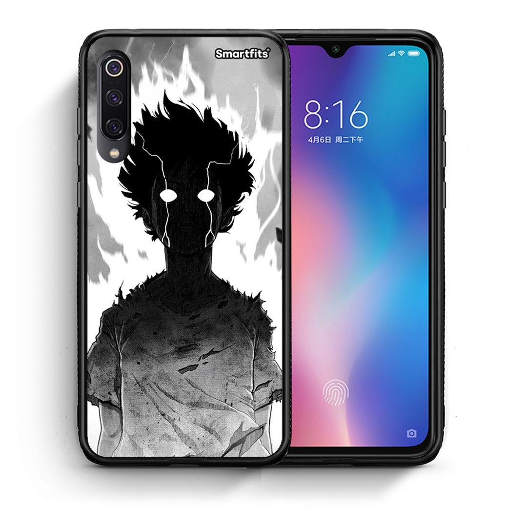 Θήκη Xiaomi Mi 9 Anime Boy από τη Smartfits με σχέδιο στο πίσω μέρος και μαύρο περίβλημα | Xiaomi Mi 9 Anime Boy case with colorful back and black bezels