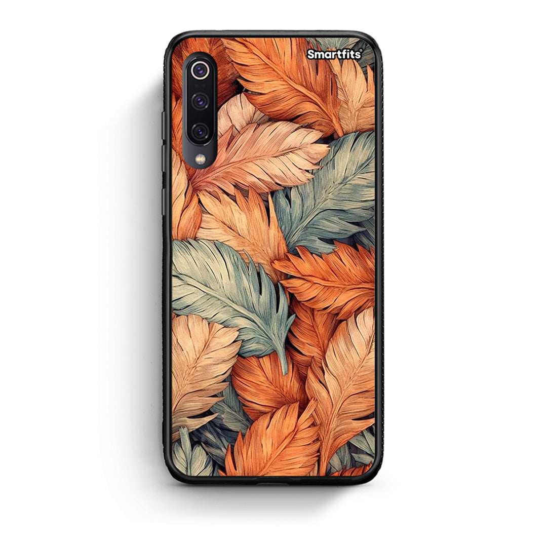 Xiaomi Mi 9 Autumn Leaves Θήκη από τη Smartfits με σχέδιο στο πίσω μέρος και μαύρο περίβλημα | Smartphone case with colorful back and black bezels by Smartfits