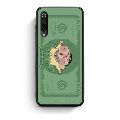 Xiaomi Mi 9 Big Money Θήκη Αγίου Βαλεντίνου από τη Smartfits με σχέδιο στο πίσω μέρος και μαύρο περίβλημα | Smartphone case with colorful back and black bezels by Smartfits