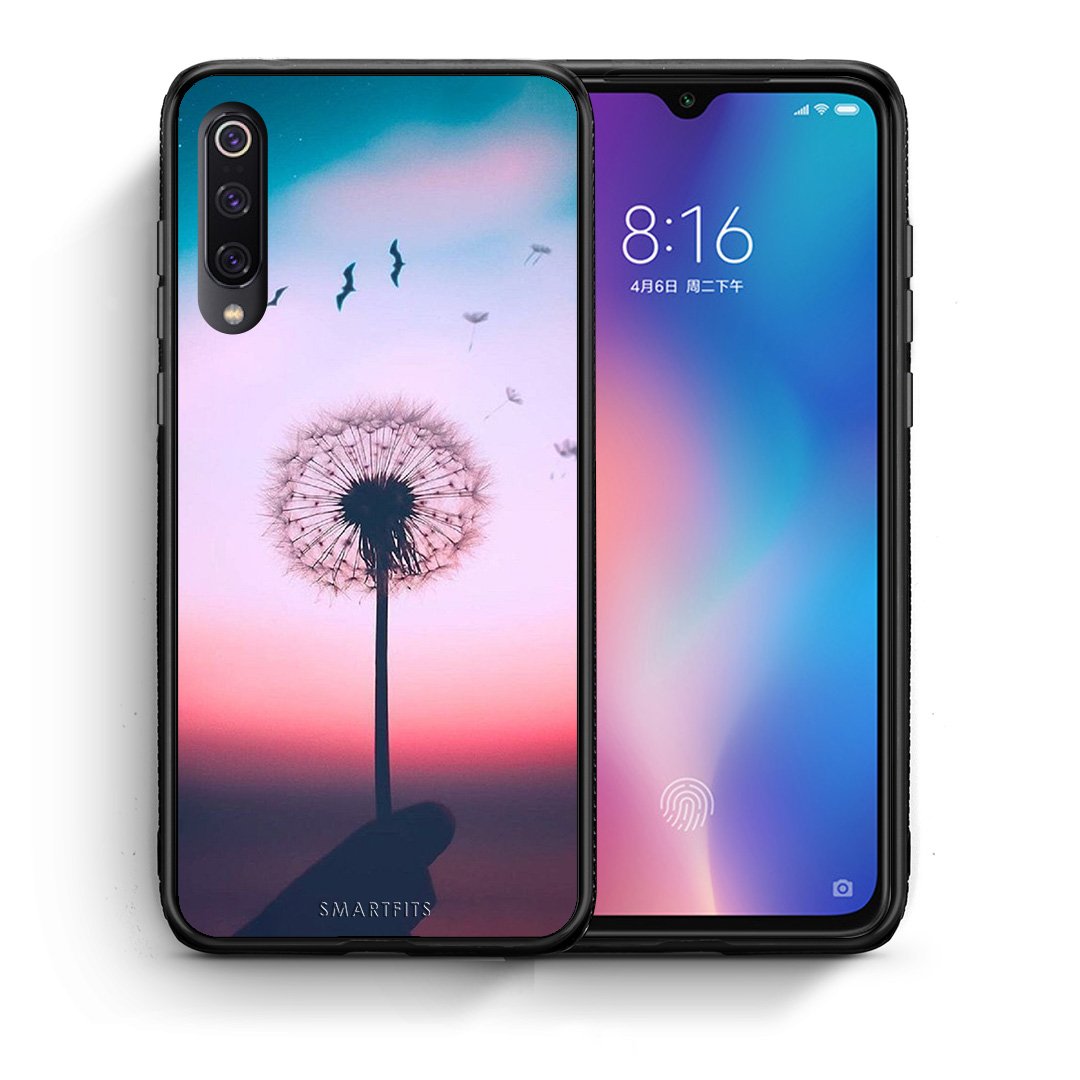 Θήκη Xiaomi Mi 9 Wish Boho από τη Smartfits με σχέδιο στο πίσω μέρος και μαύρο περίβλημα | Xiaomi Mi 9 Wish Boho case with colorful back and black bezels