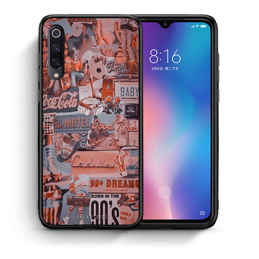 Θήκη Xiaomi Mi 9 Born In 90s από τη Smartfits με σχέδιο στο πίσω μέρος και μαύρο περίβλημα | Xiaomi Mi 9 Born In 90s case with colorful back and black bezels