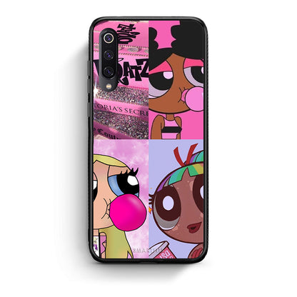 Xiaomi Mi 9 Bubble Girls Θήκη Αγίου Βαλεντίνου από τη Smartfits με σχέδιο στο πίσω μέρος και μαύρο περίβλημα | Smartphone case with colorful back and black bezels by Smartfits