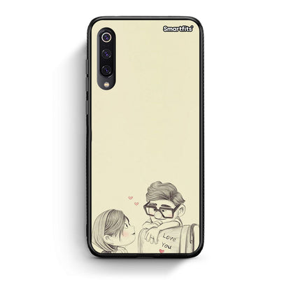 Xiaomi Mi 9 Carl And Ellie θήκη από τη Smartfits με σχέδιο στο πίσω μέρος και μαύρο περίβλημα | Smartphone case with colorful back and black bezels by Smartfits