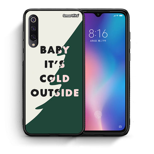 Θήκη Xiaomi Mi 9 Cold Outside από τη Smartfits με σχέδιο στο πίσω μέρος και μαύρο περίβλημα | Xiaomi Mi 9 Cold Outside case with colorful back and black bezels