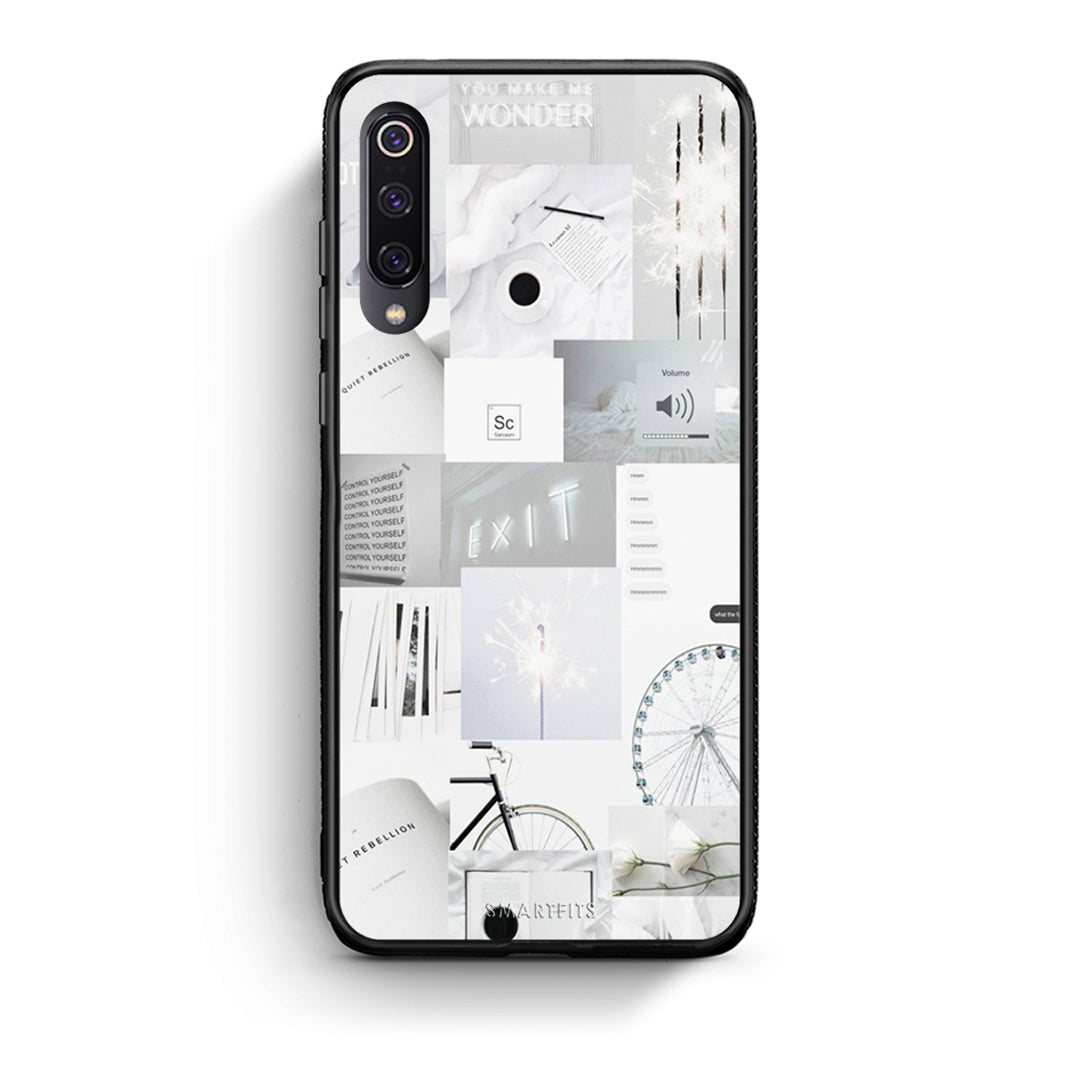 Xiaomi Mi 9 Collage Make Me Wonder Θήκη Αγίου Βαλεντίνου από τη Smartfits με σχέδιο στο πίσω μέρος και μαύρο περίβλημα | Smartphone case with colorful back and black bezels by Smartfits