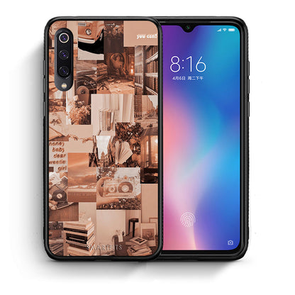 Θήκη Αγίου Βαλεντίνου Xiaomi Mi 9 Collage You Can από τη Smartfits με σχέδιο στο πίσω μέρος και μαύρο περίβλημα | Xiaomi Mi 9 Collage You Can case with colorful back and black bezels