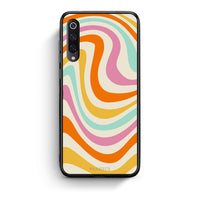 Thumbnail for Xiaomi Mi 9 Colourful Waves θήκη από τη Smartfits με σχέδιο στο πίσω μέρος και μαύρο περίβλημα | Smartphone case with colorful back and black bezels by Smartfits